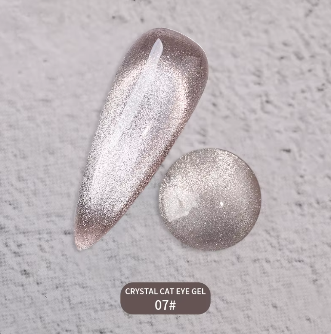 Crystal Smoky Quartz Cat Eye Gel