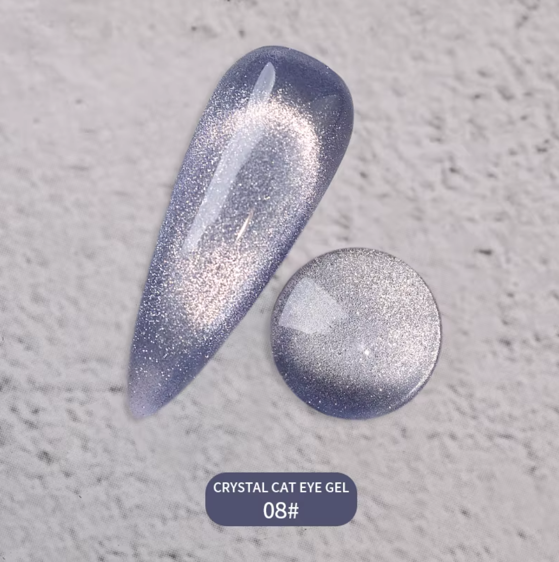 Crystal Aquamarine Cat Eye Gel
