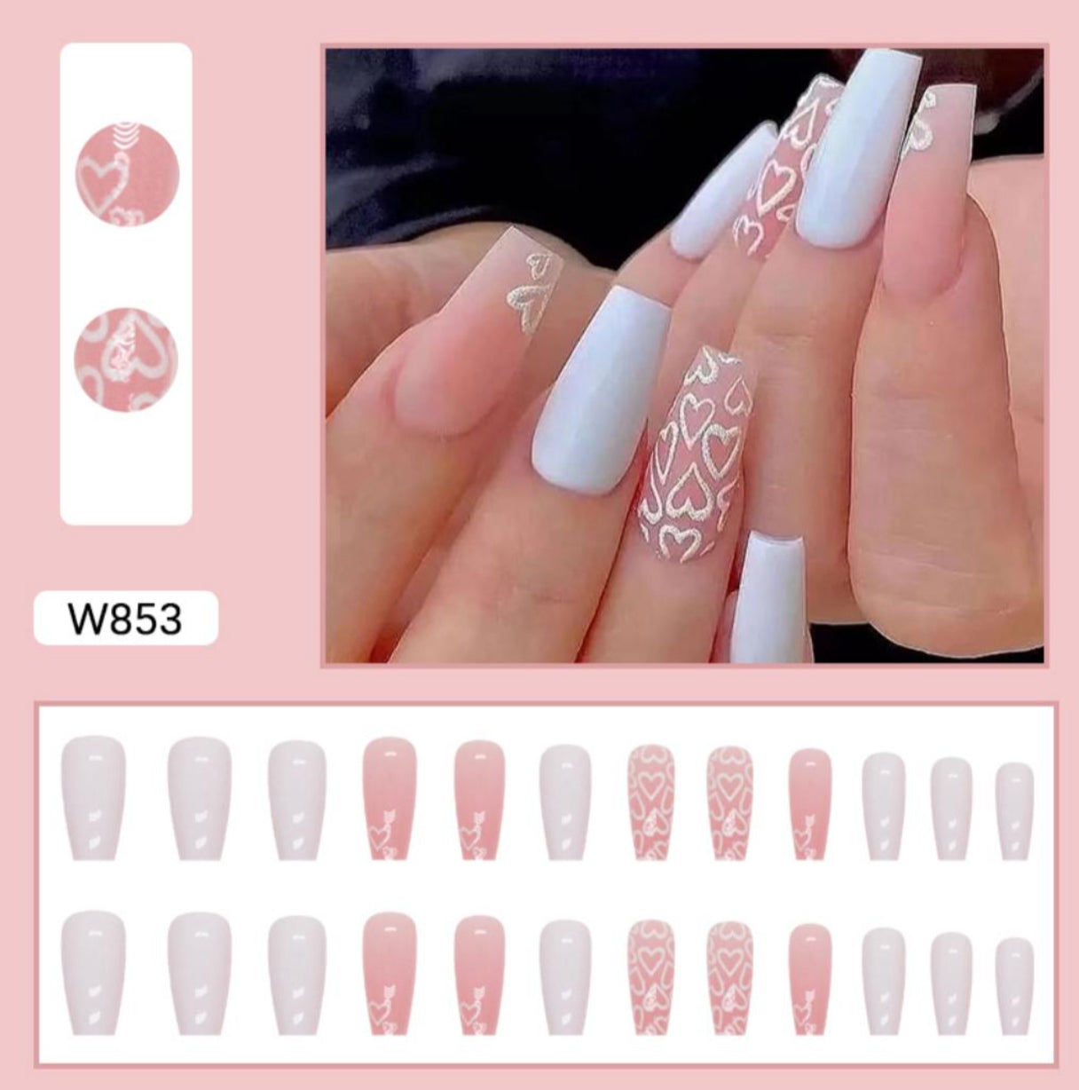 Love Is In The Air Press On Nails