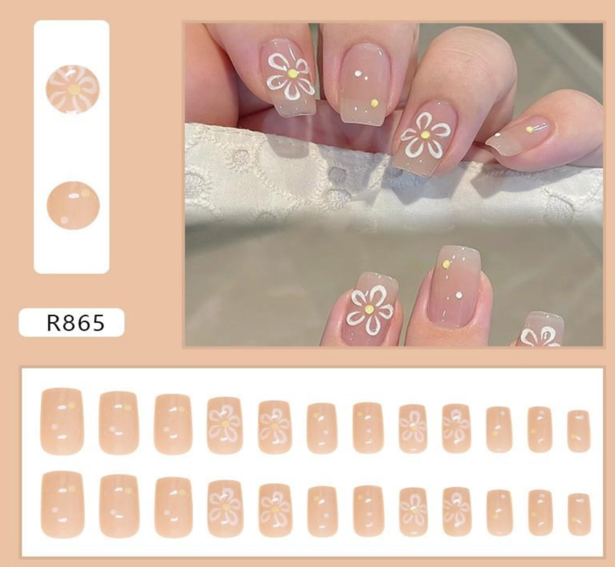 Let’s go to the Beach Press On Nails