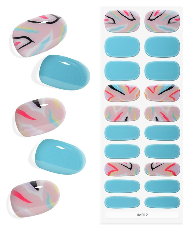 ocean sands gel nail sticker