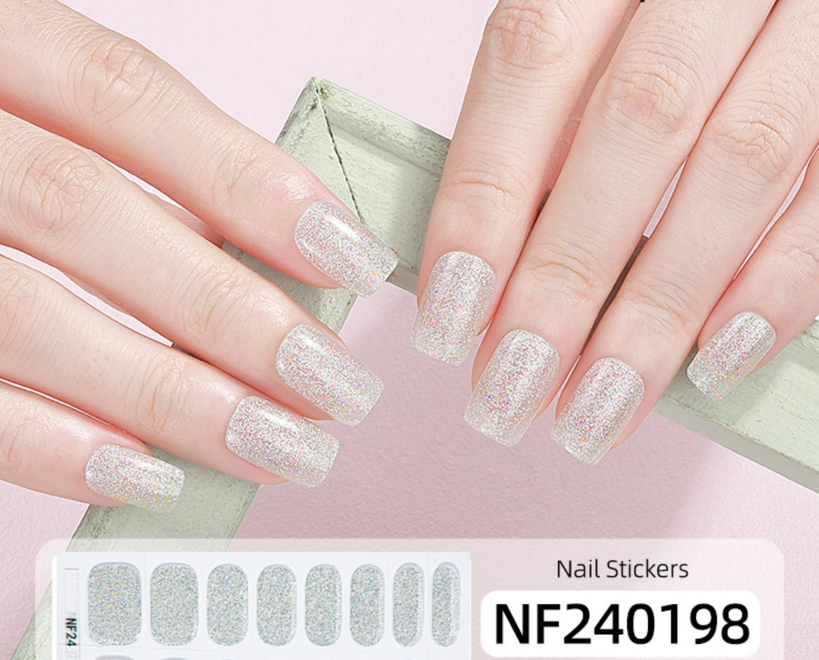 Sparkle Storm Semi Cured Gel Nail Sticker