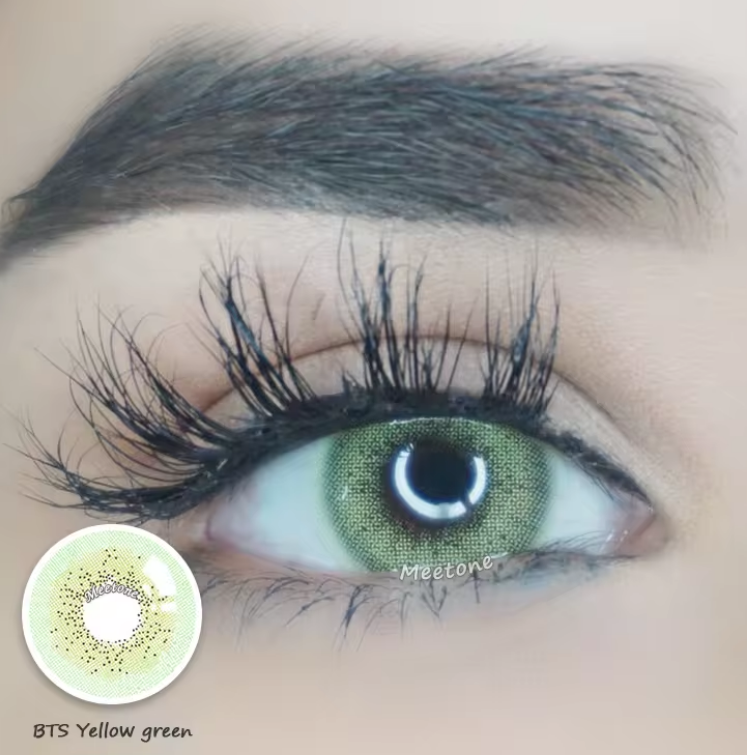 Meetone BTS Field Green Yearly Contact Lens