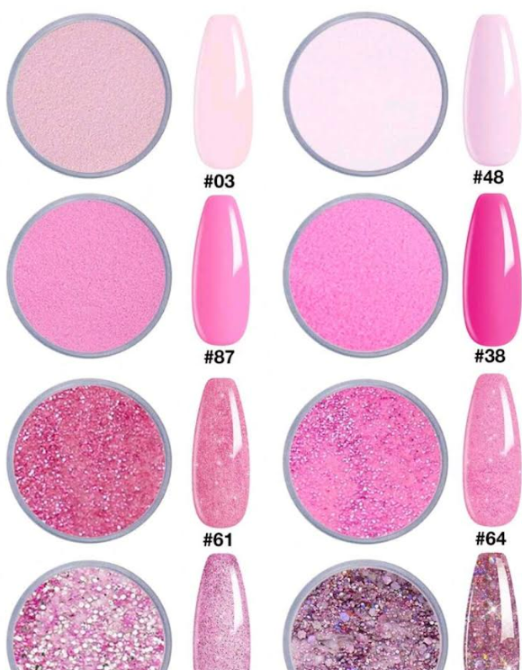 GELHR Dip Powder Sparkle Pink 30g
