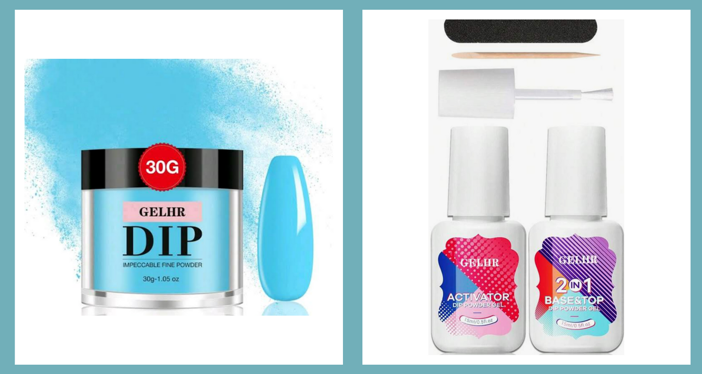 GELHR Dip Powder Marine Blue 30g