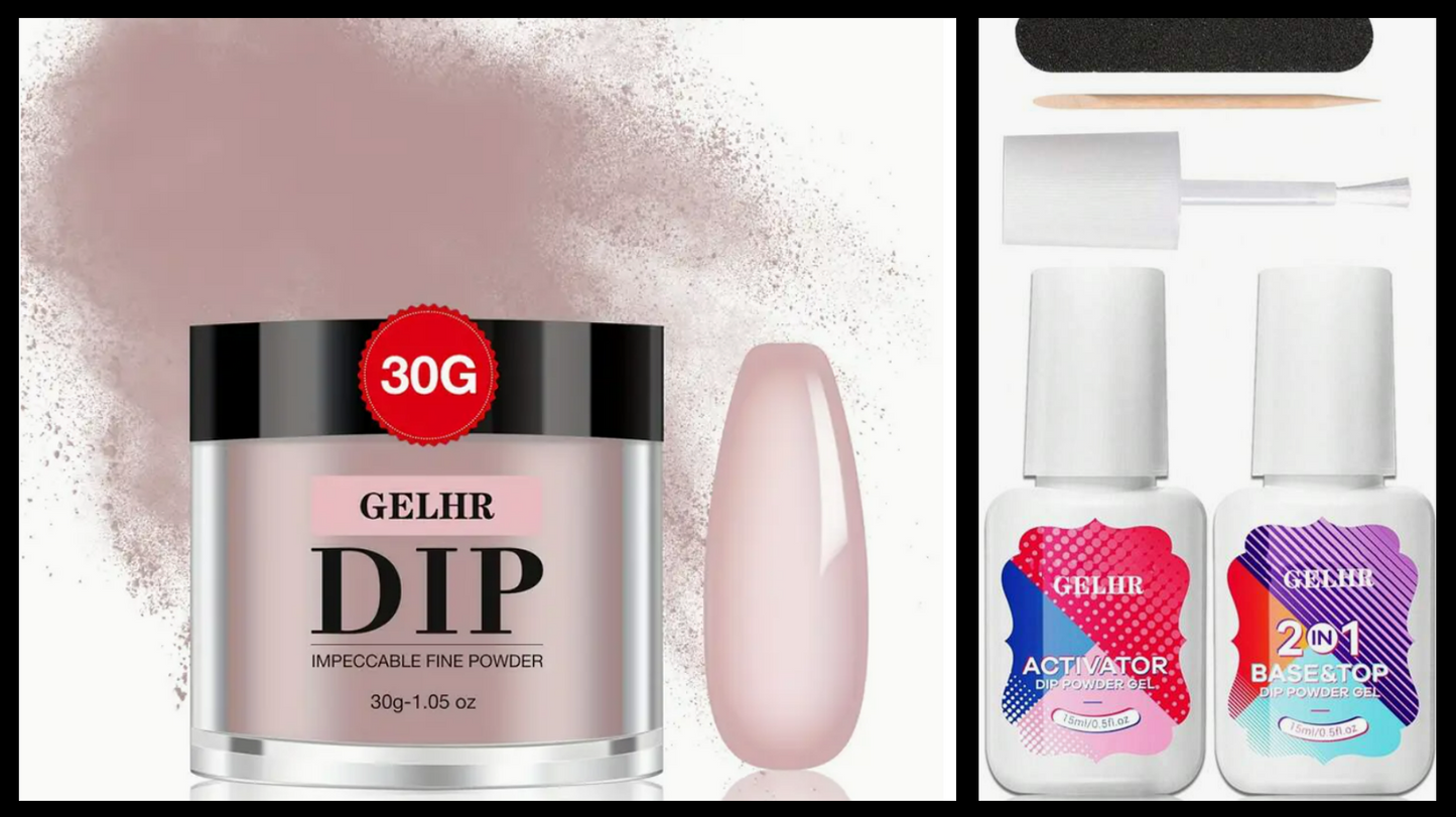 GELHR Dip Powder Light Brown 30g