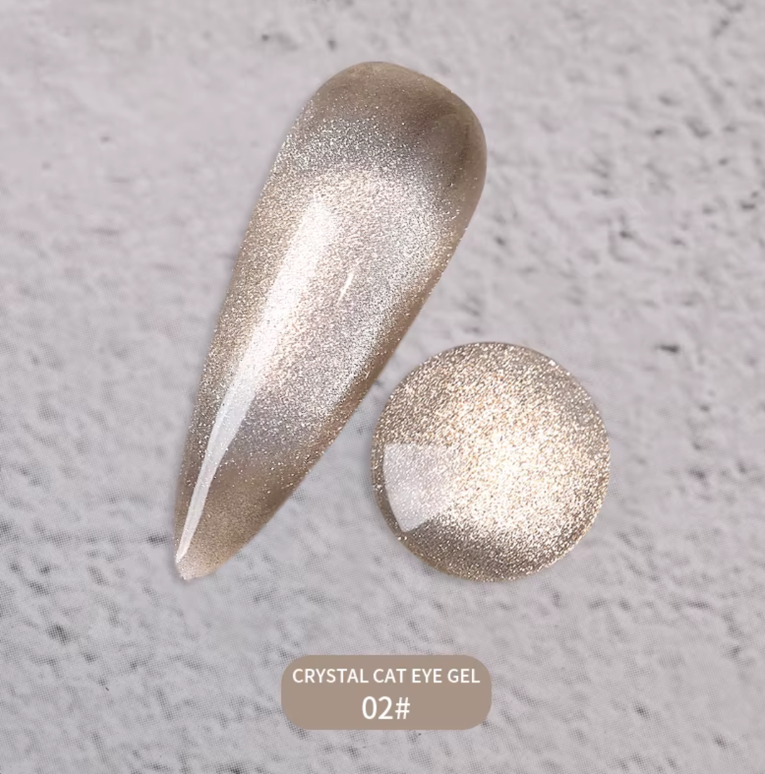 Crystal Mocha Frost Cat Eye Gel