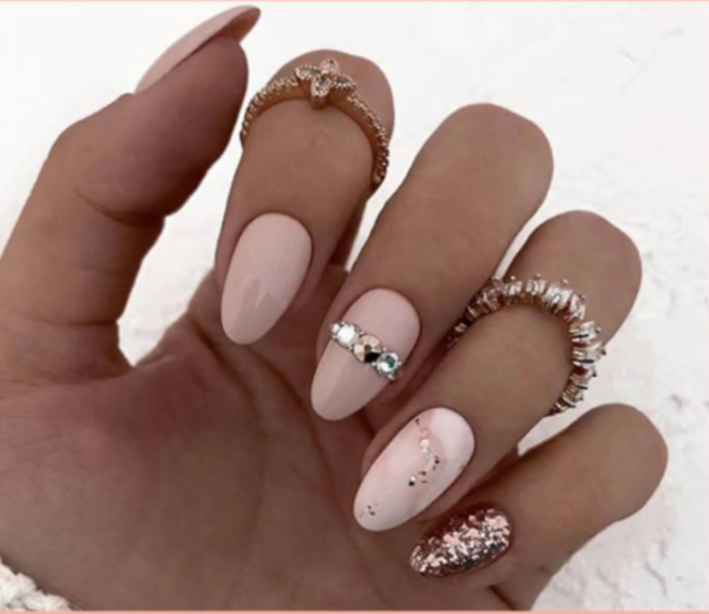 The Vow Press On Nails - Handmade