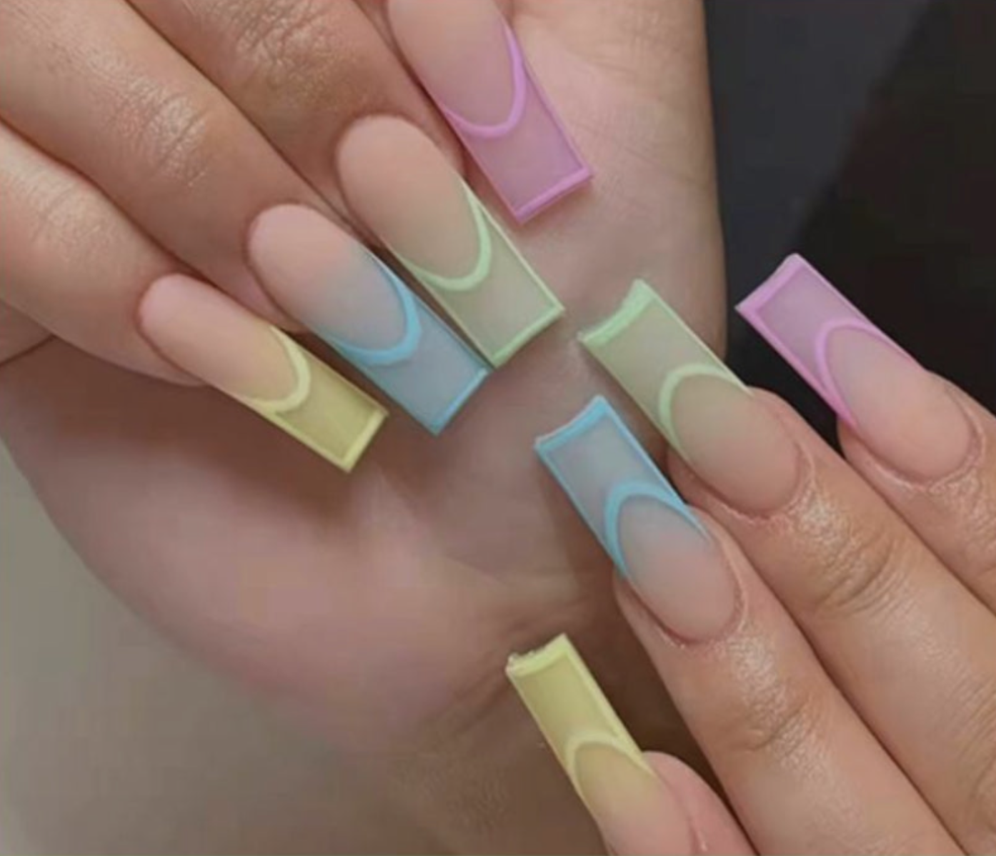 Pastel Pop Press On Nails