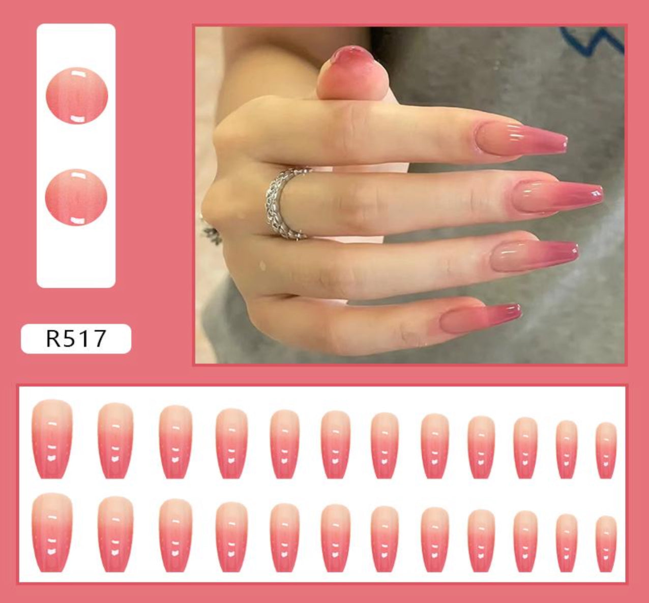 Pipe Press On Nails