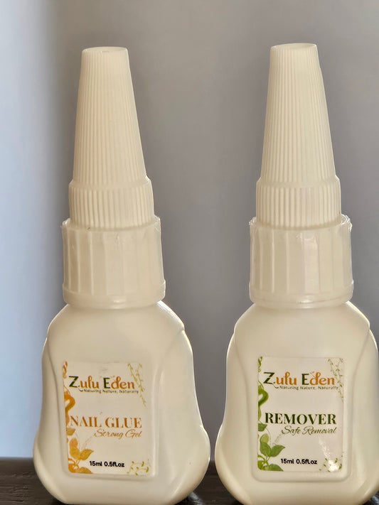 Long Lasting Nail Glue & Glue Remover Combo