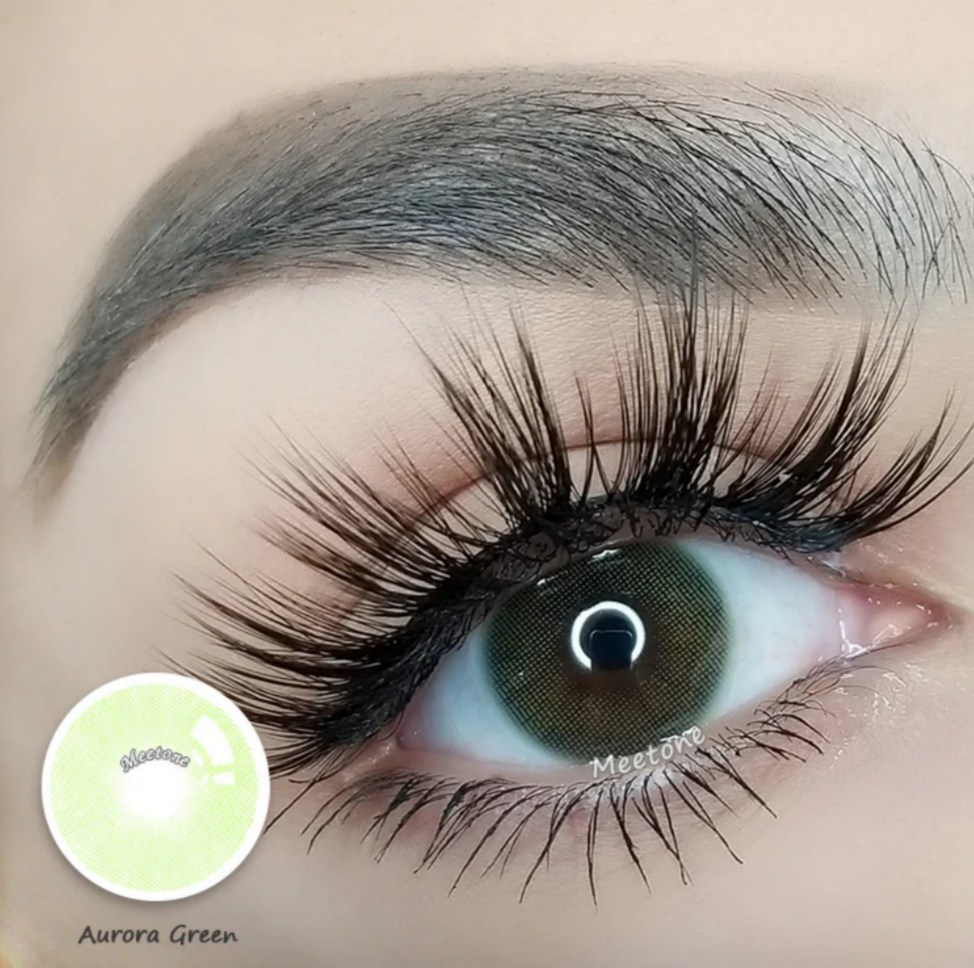 Meetone Aurora Green Yearly Contact Lenses