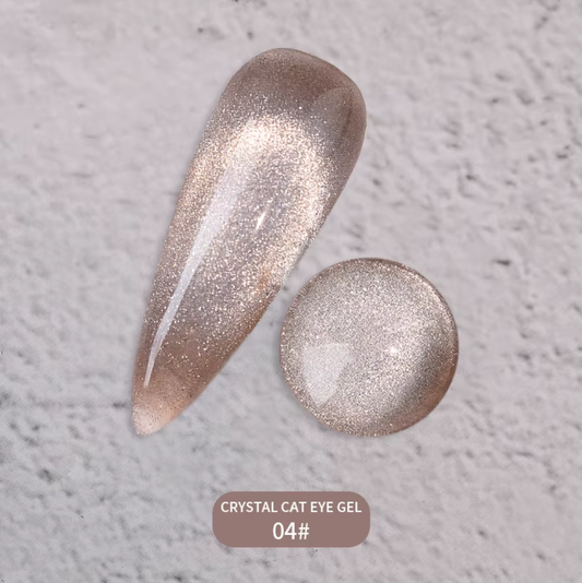 Crystal Rose Quartz Cat Eye Gel
