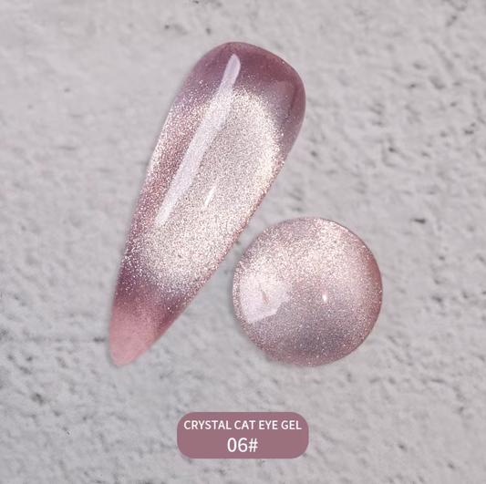 Crystal Rose Glow Cat Eye Gel