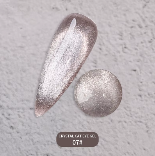 Crystal Smoky Quartz Cat Eye Gel
