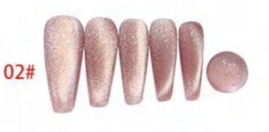 Blush Emerald Pearl Magnetic Cat Eye Gel