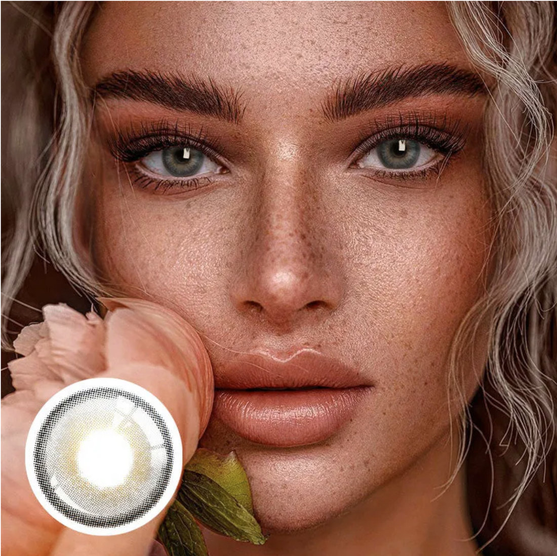 Mesiru Himalaya Gray Contact Lens