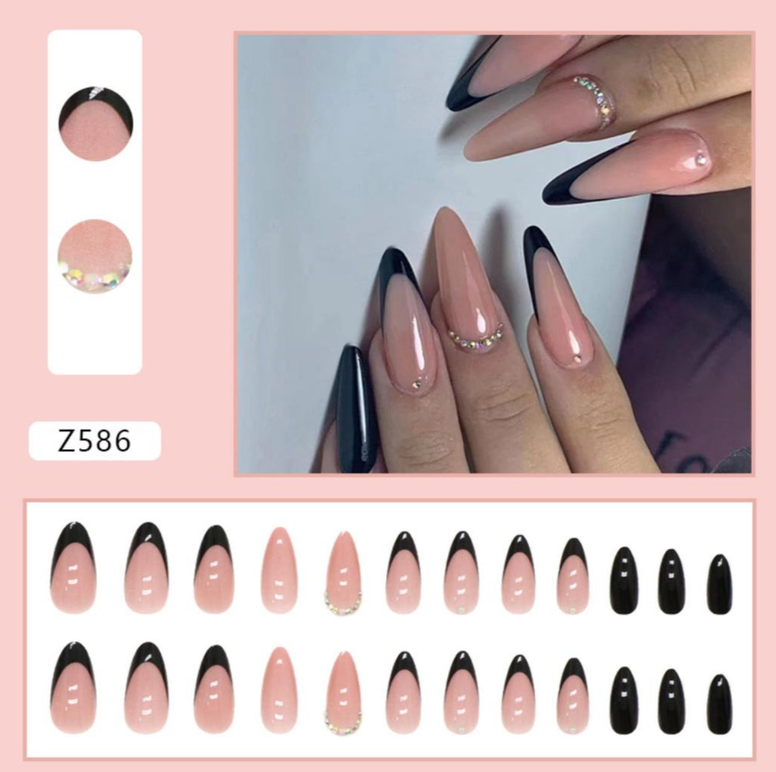 Barely Blushing Press On Nails