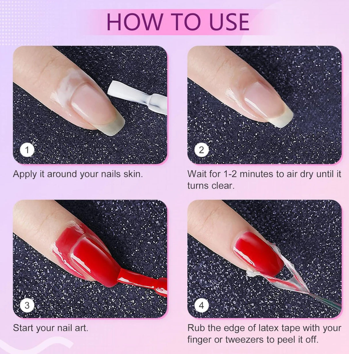 Latex Nail Tape