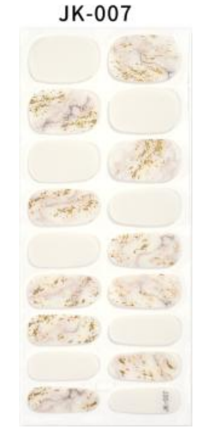 Pearl & Marble Gel Nail Strips
