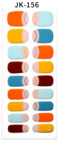 candy coloured gel nail strips