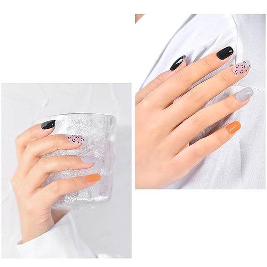 Tangerine Tiger Gel Nail Strips