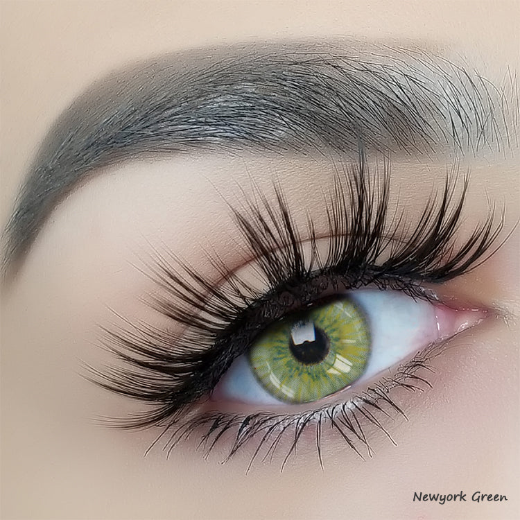 Meetone New York Green Contact Lenses