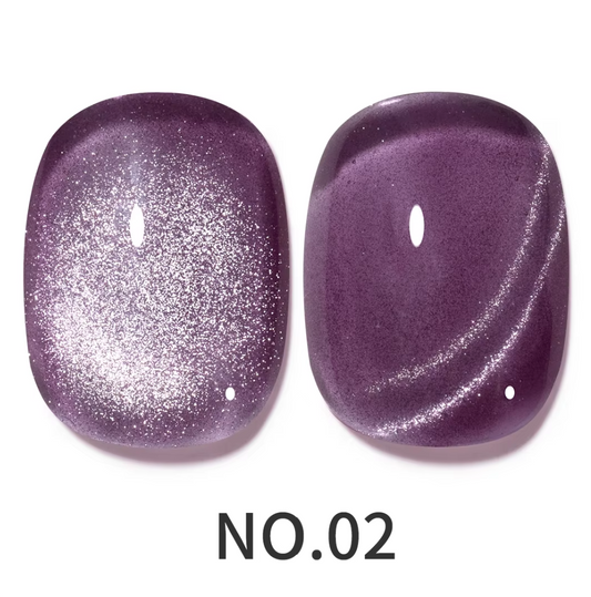 Porcelain Amethyst Cat Eye Gel
