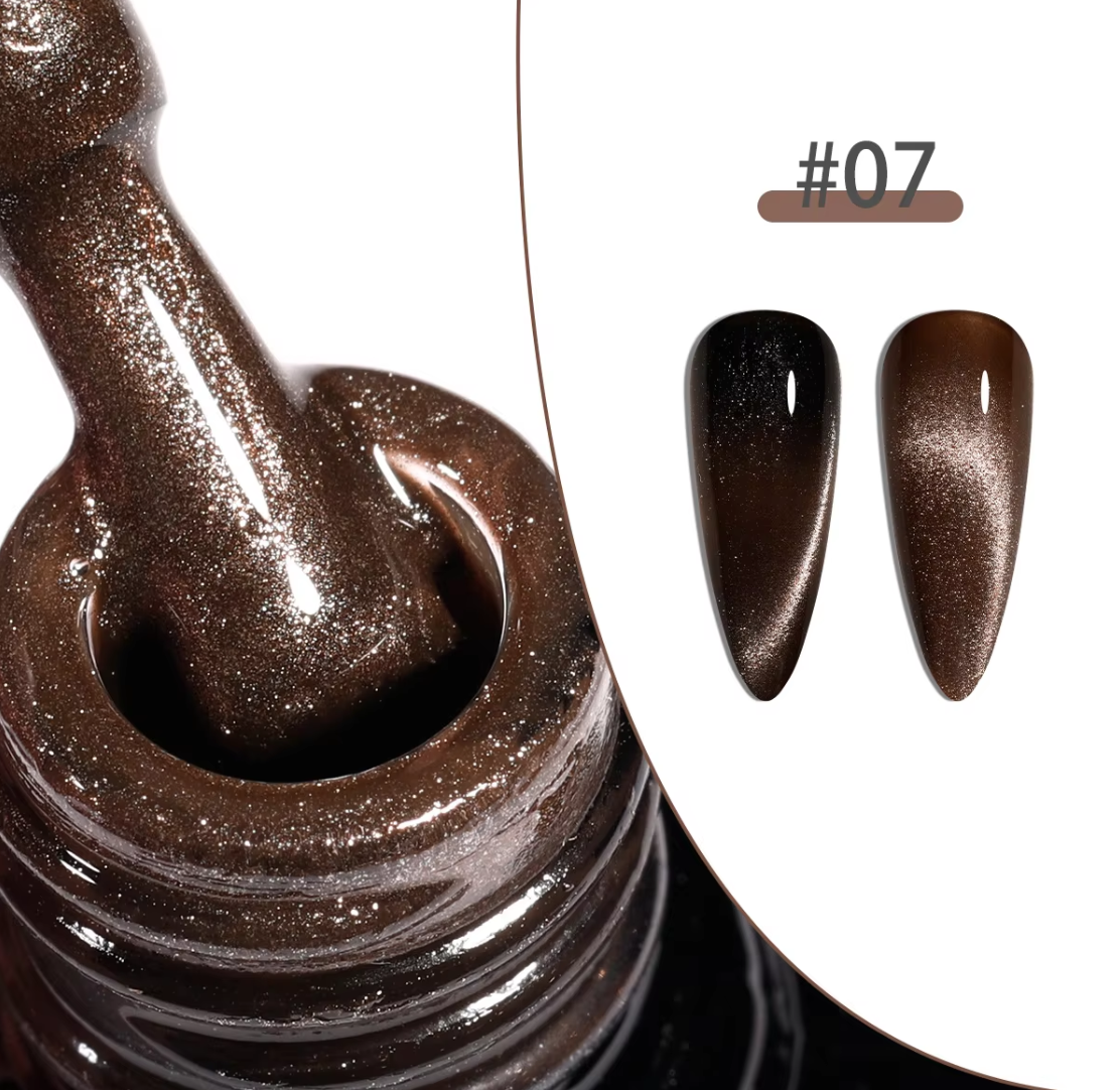 Russet Flame Espresso Magnetic Cat Eye Gel