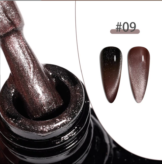 Russet Flame Mahogany Magnetic Cat Eye Gel