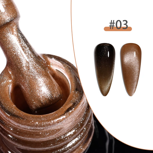 Russet Flame Crimson Magnetic Cat Eye Gel