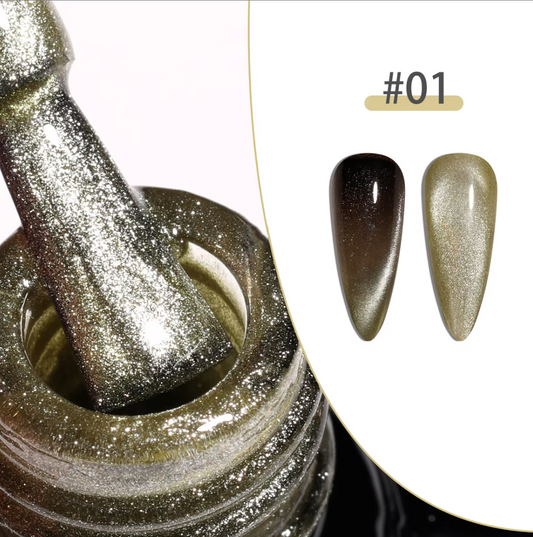 Russet Flame Verdant Magnetic Cat Eye Gel