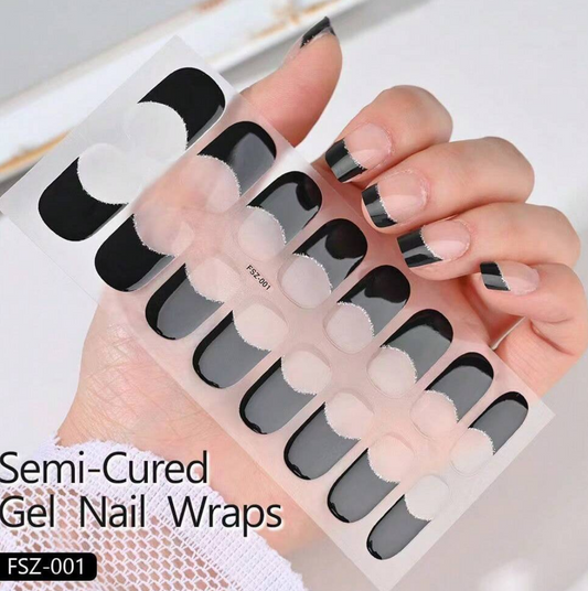 French Tip Gel Nail Strip