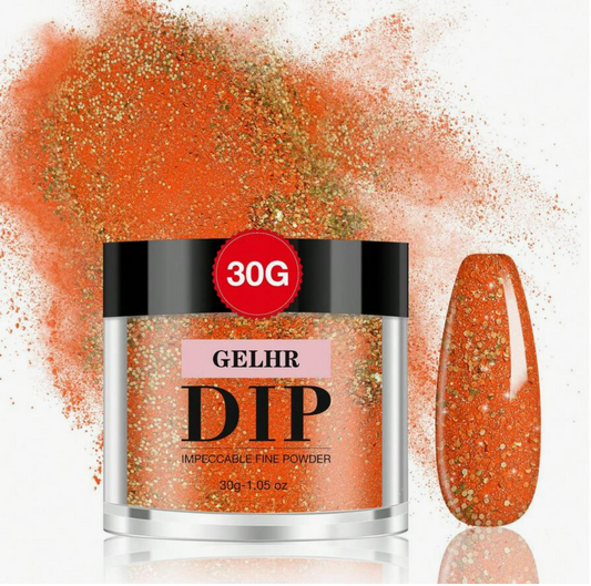 GELHR Dip Powder Summer Orange 30g