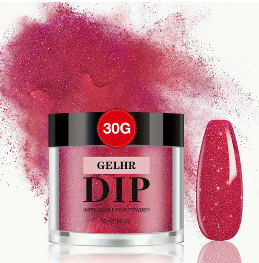 GELHR Dip Powder Red Glaze