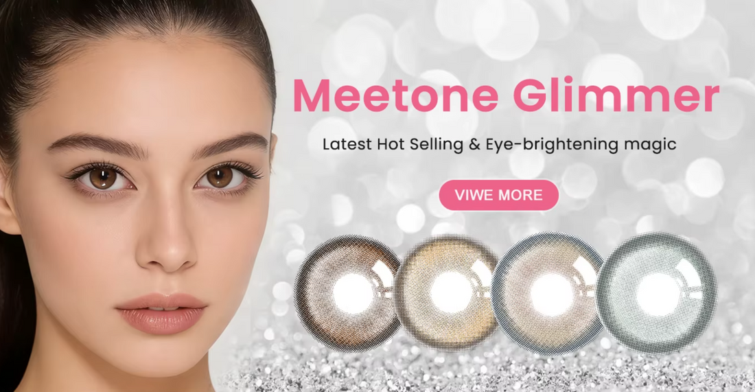 Meetone Glimmer Lemon Yearly Lenses