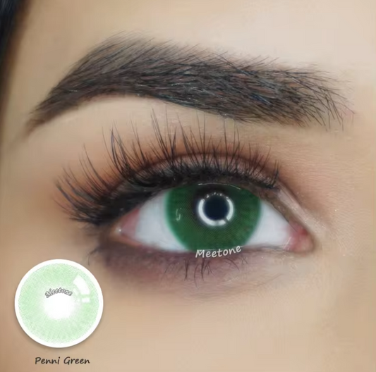 Meetone Penni Green Yearly Contact Lens