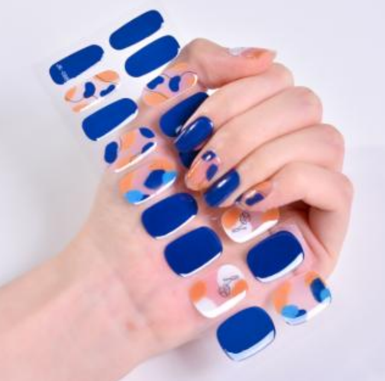Galactic pulse gel nail wraps