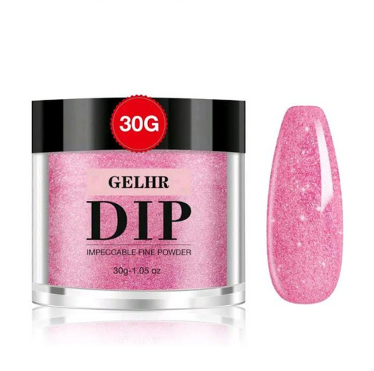 GELHR Dip Powder Shimmer Pink 30g