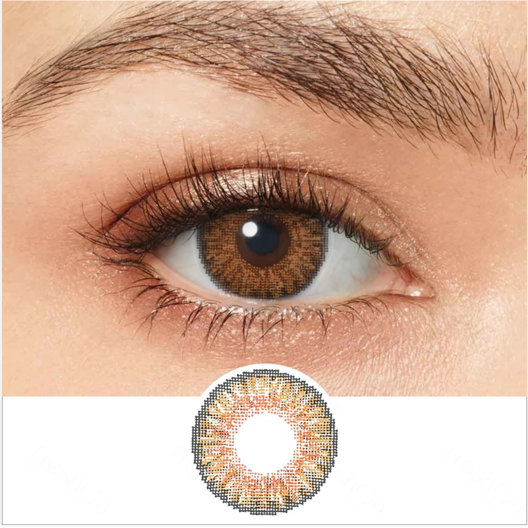 3 Tone Honey Yearlies Colored Contact Lens