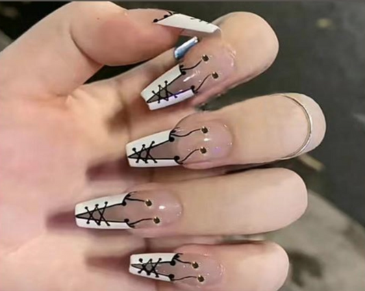 Corset Press On Nails