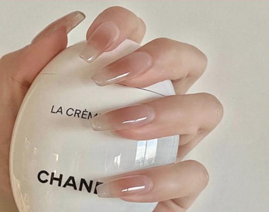 Brown Satin Press On Nails