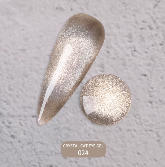 Crystal Mocha Frost Cat Eye Gel