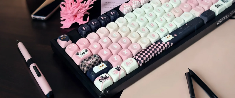 Keyboard landing page