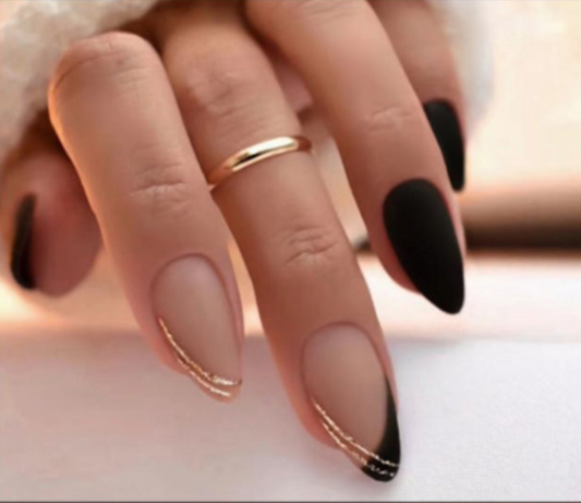 Black Envy Press On Nails