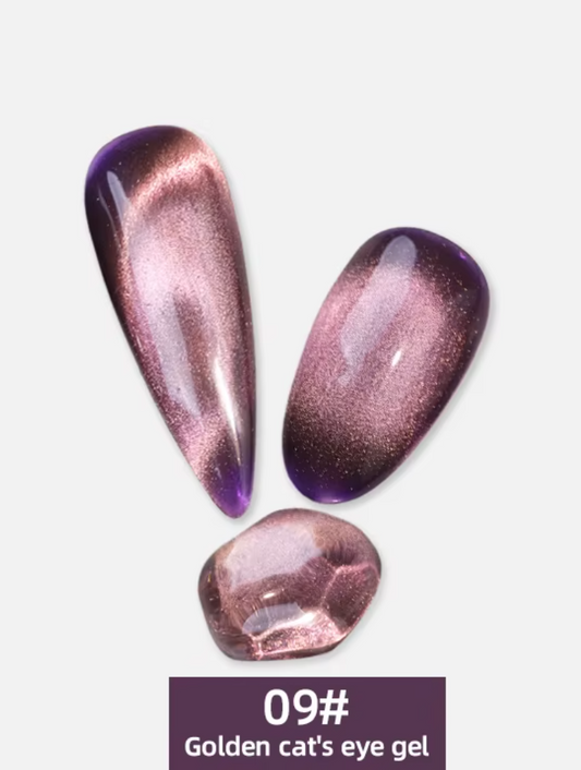 Golden Prism Magnetic Cat Eye Gel